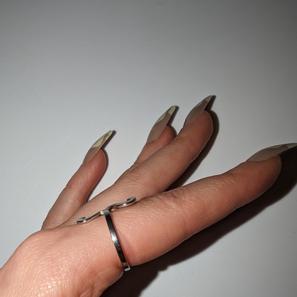 Heart open adjustable ring - Picture 7 of 13